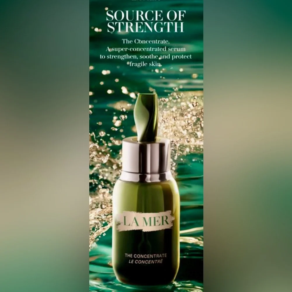 New in box La Mer The Concentrate - Deep Green bottle. - Picture 2 of 2